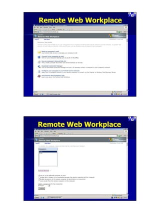 Introduction to Small Business Server Part 3