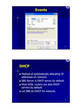 Introduction to Small Business Server Part 3