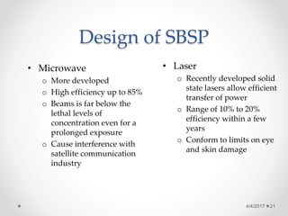 Space Based Solar Power | PPTX
