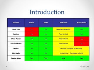 Space Based Solar Power | PPTX