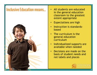 Stetson & Associates, Inc. Step-by-Step for Inclusive Schools: Training ...