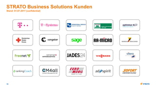 STRATO Business Solutions Kunden
Stand: 01.07.2017 (confidential)
19
 