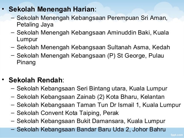 Sekolah Berprestasi Tinggi Sekolah Berprestasi Tinggi