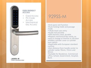 DOOR LOCKS - FULL LIST | PDF