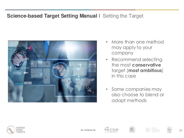 Science-based Target Setting Manual Webinar Presentation Slide 20
