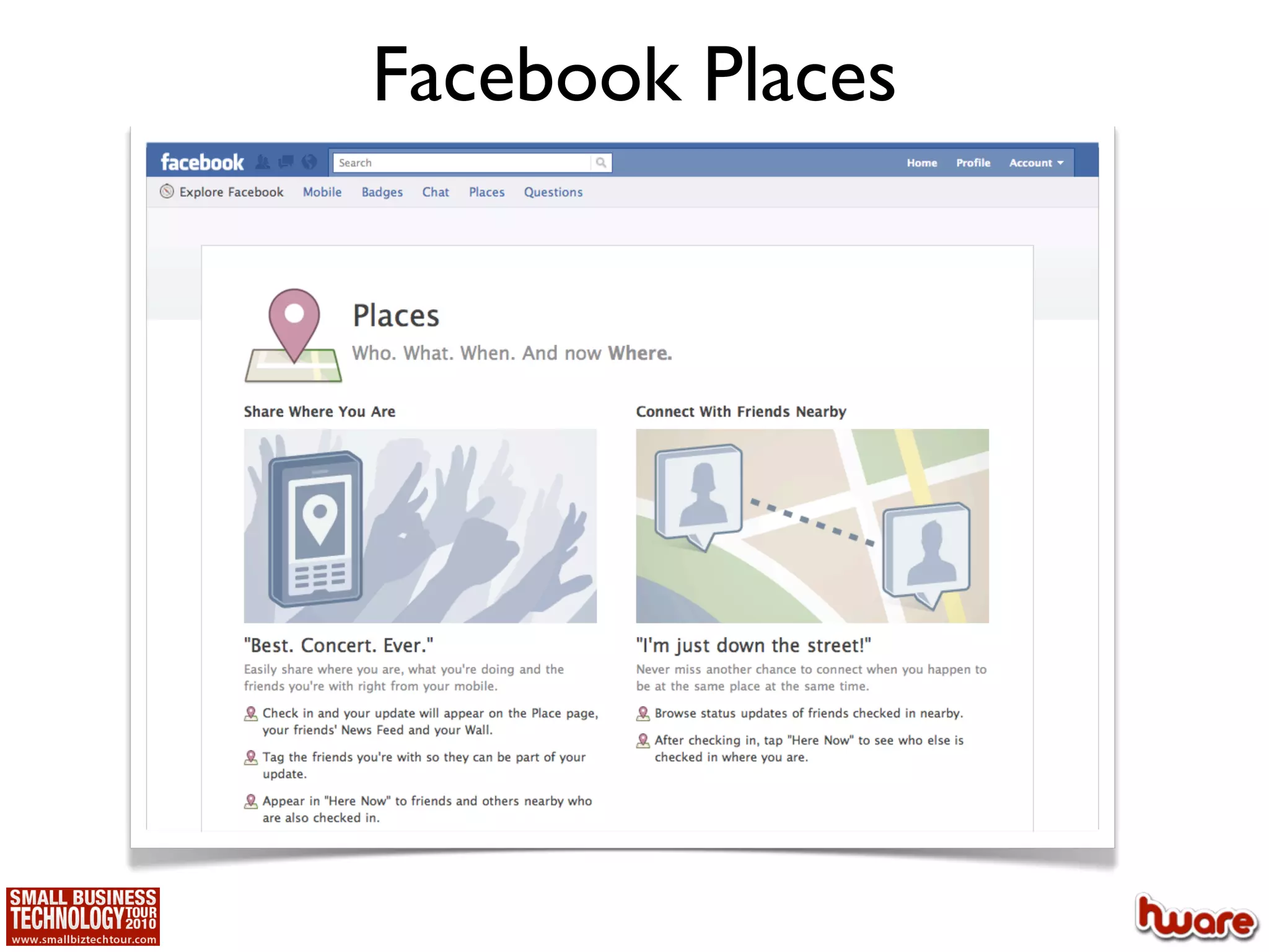 Facebook Places
 