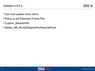 Learn everything about IBM iNotes Customization | PDF