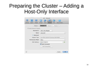 10 
What we are going to do? 
● Your notebook, or a PC is just enough for starting. 
– Setting your Linux cluster up. 
● Distributed Log Management and Realtime Search-Engines 
– What is Elasticsearch? 
– Elasticsearch on the cluster. 
– Monitoring and Usage. 
● The most popular Distributed Data Processing Framework. 
– What is Apache Hadoop? 
– Apache Hadoop on the cluster. 
– Using Scenarios. 
 