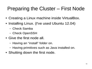 11 
What we would Learn? 
● Leveraging our knowledge of Big-Data. 
● Getting familiar with distributed data processing. 
● Maximizing availability and reliability. 
● Increasing data storage capacity. 
● Leveraging data processing performance. 
● Data locality is a silver bullet. 
● Increasing cluster utilization. 
● Taming giants by giving them a try. 
 