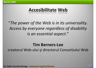 Accesibilitatea Web