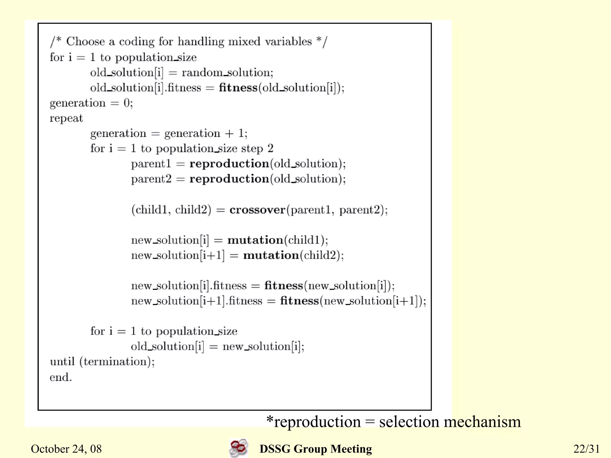 Simulated Binary Crossover