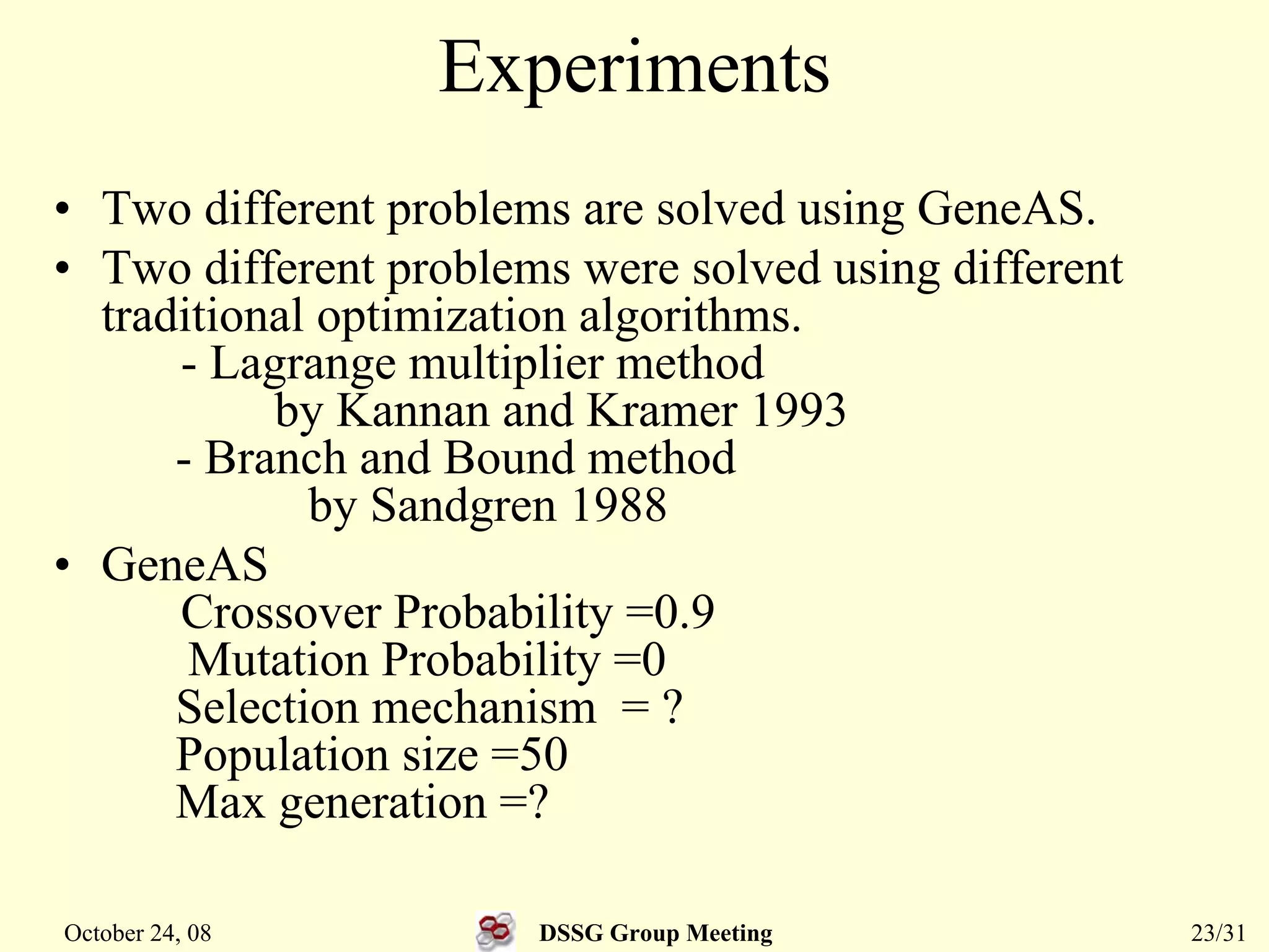 Simulated Binary Crossover