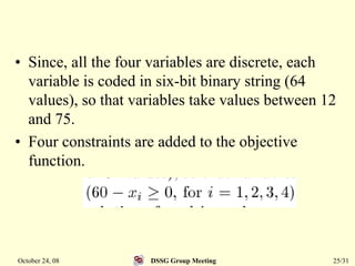 Simulated Binary Crossover