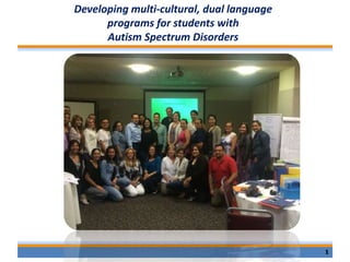 Multi-cultural programs for students with ASD | PPT