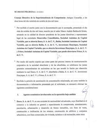 SC-044-S/C/NR-2013 Resolución de improcedencia