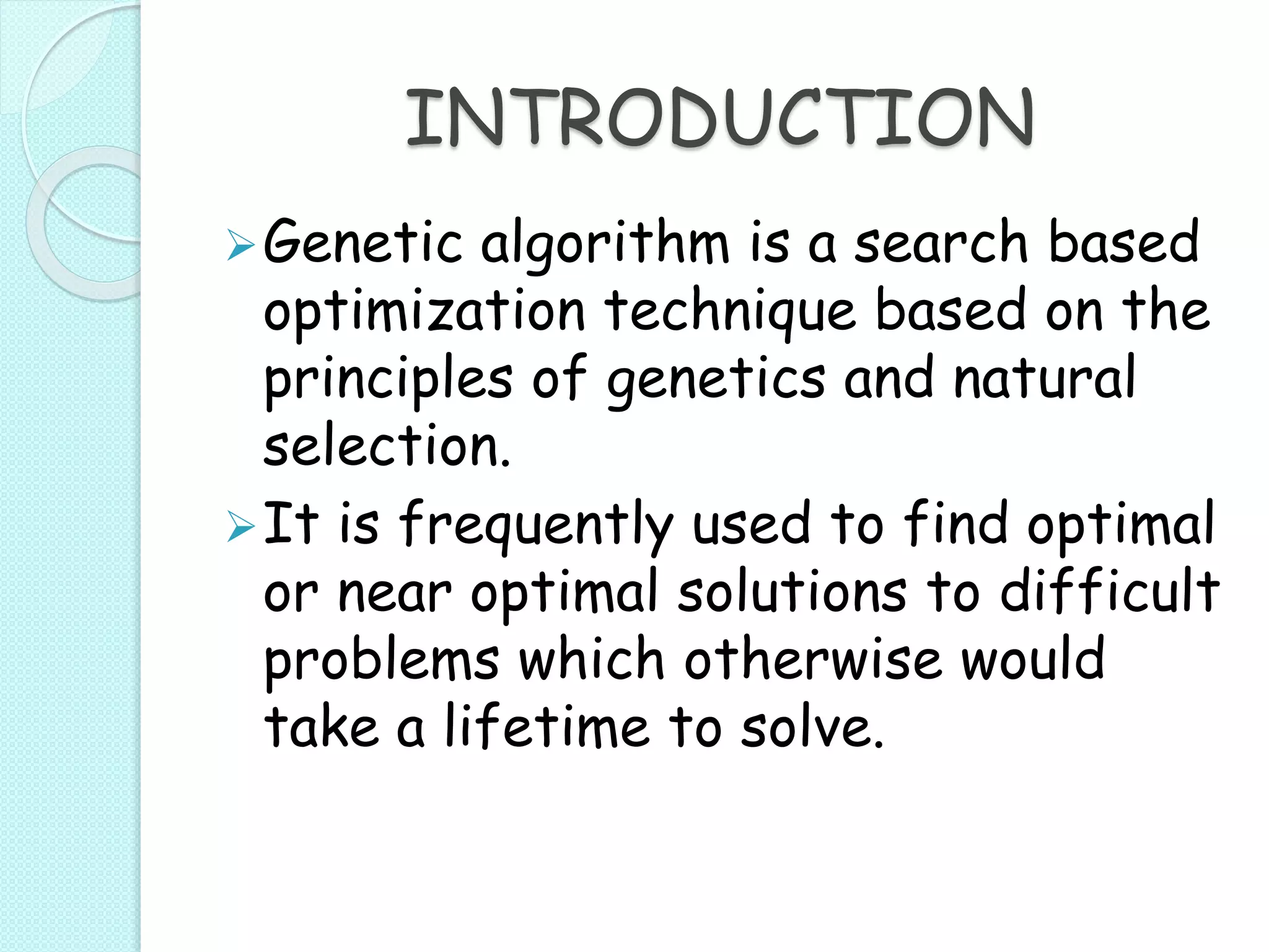 GENETIC ALGORITHM | PPT