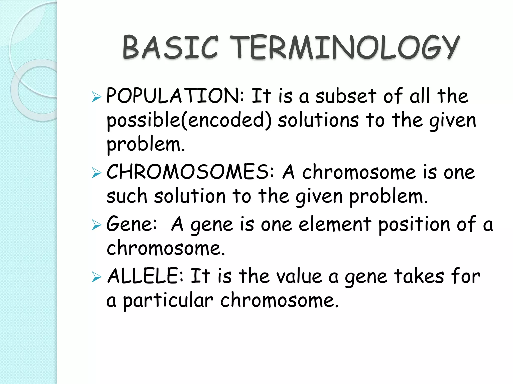 GENETIC ALGORITHM | PPT