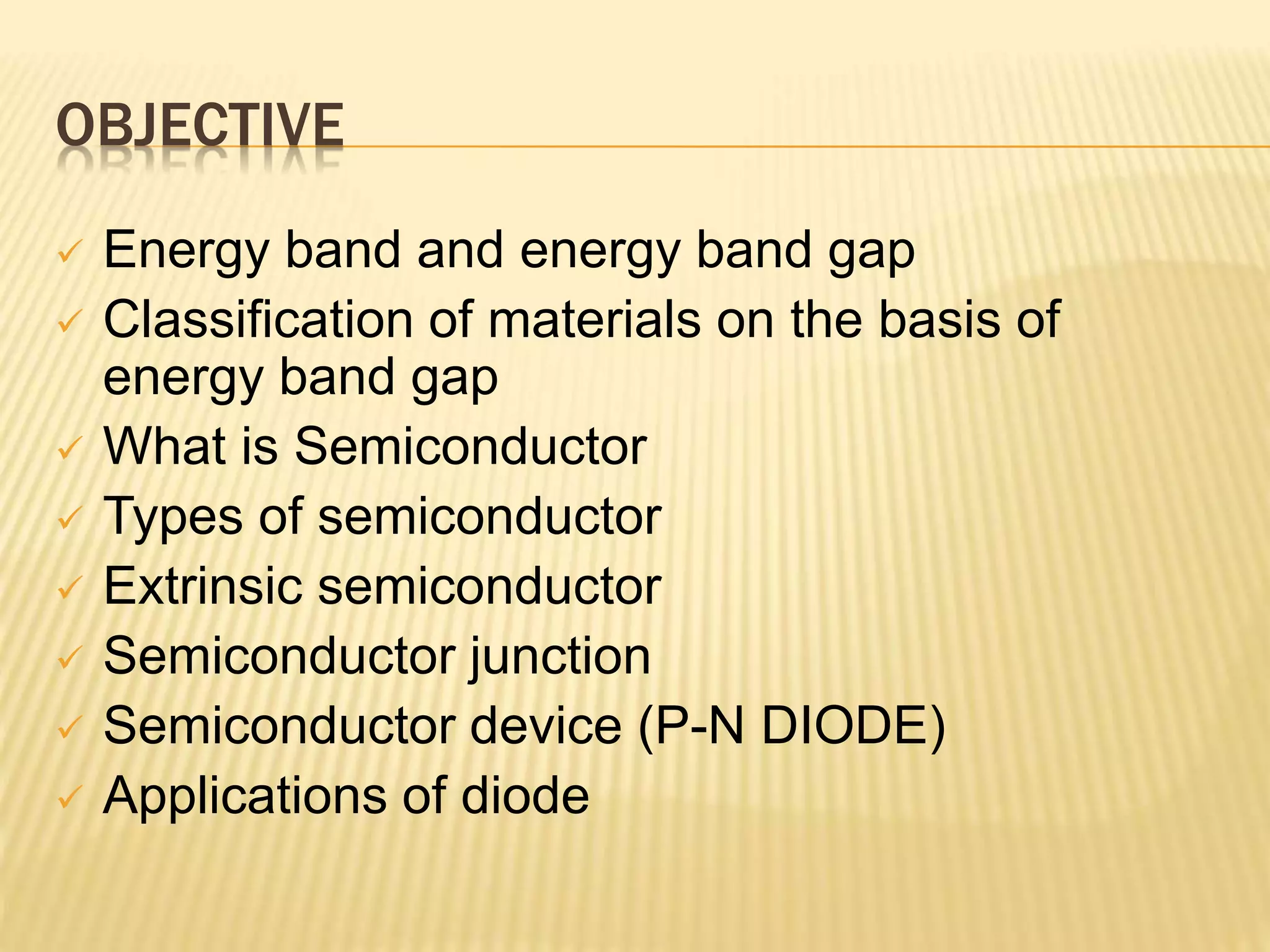 Semiconductor diodes | PPTX