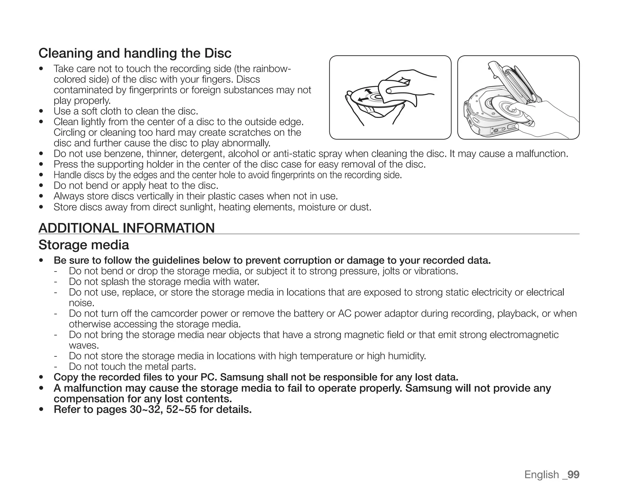 Samsung Camcorder SC-DX100 User Manual