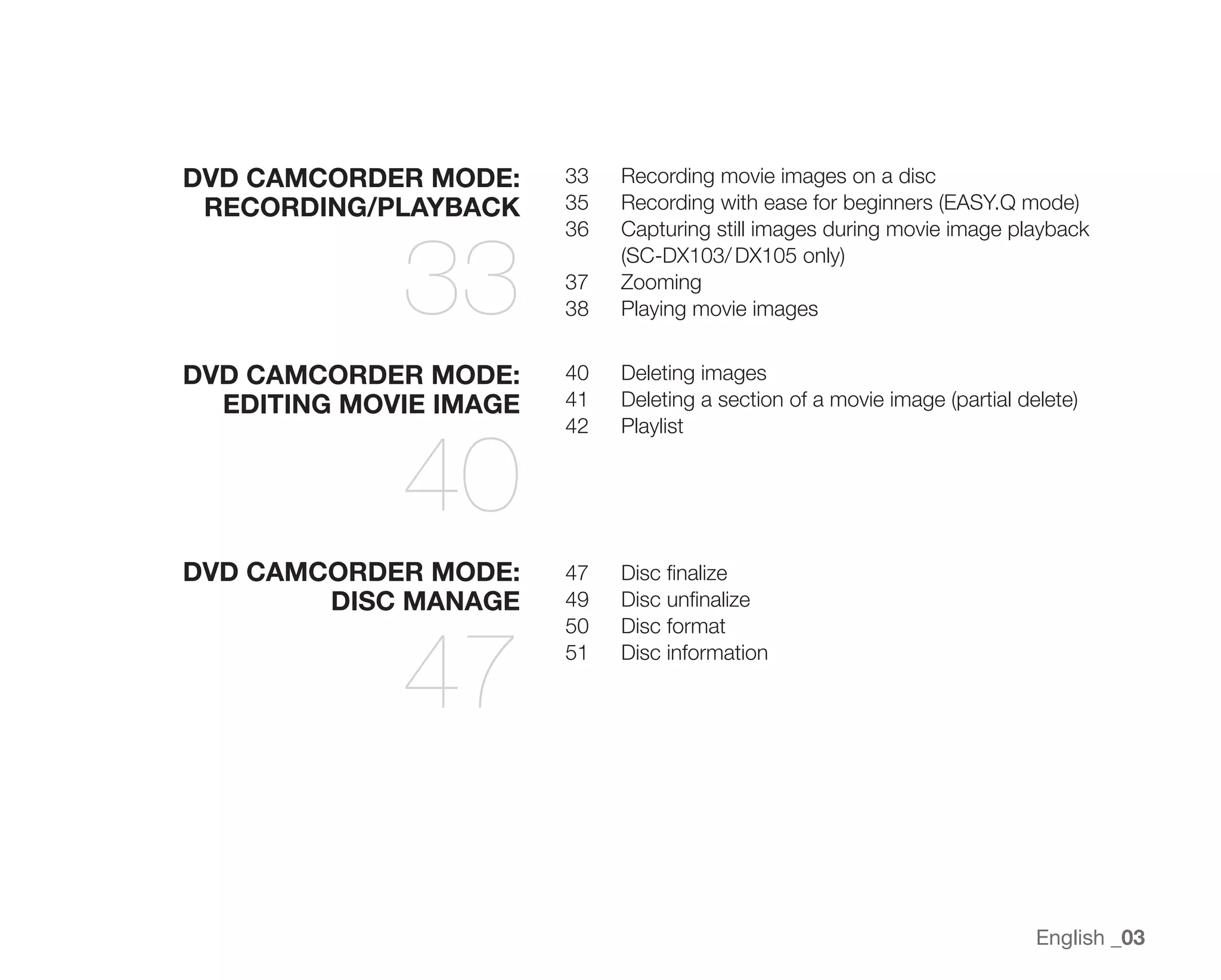 Samsung Camcorder SC-DX100 User Manual