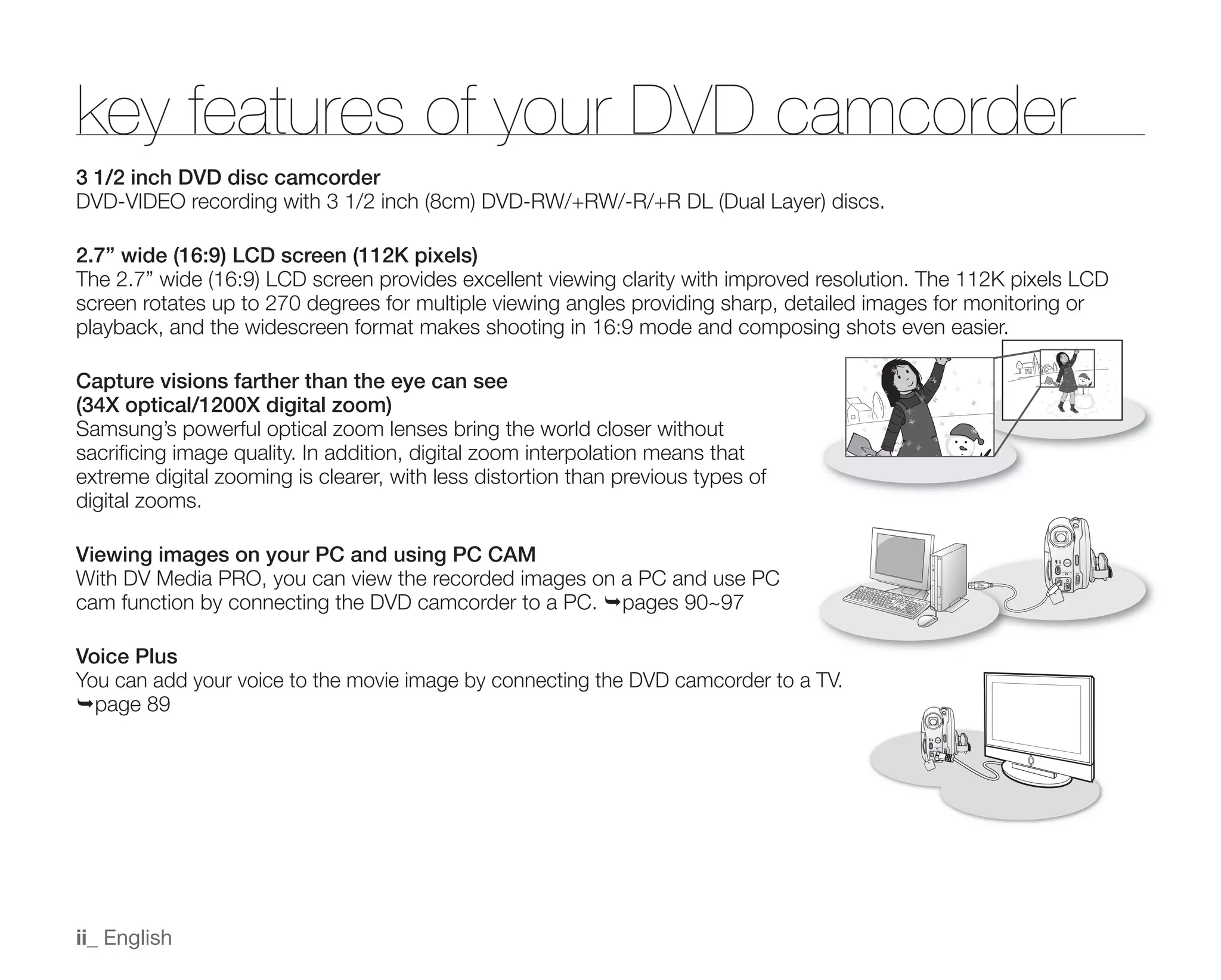 Samsung Camcorder SC-DX100 User Manual