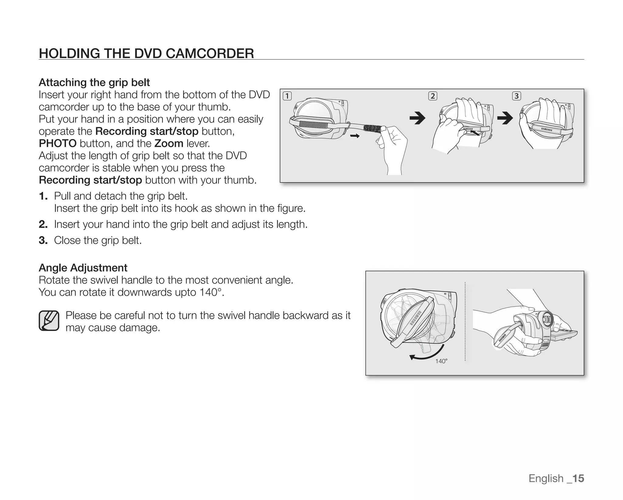 Samsung Camcorder SC-DX100 User Manual