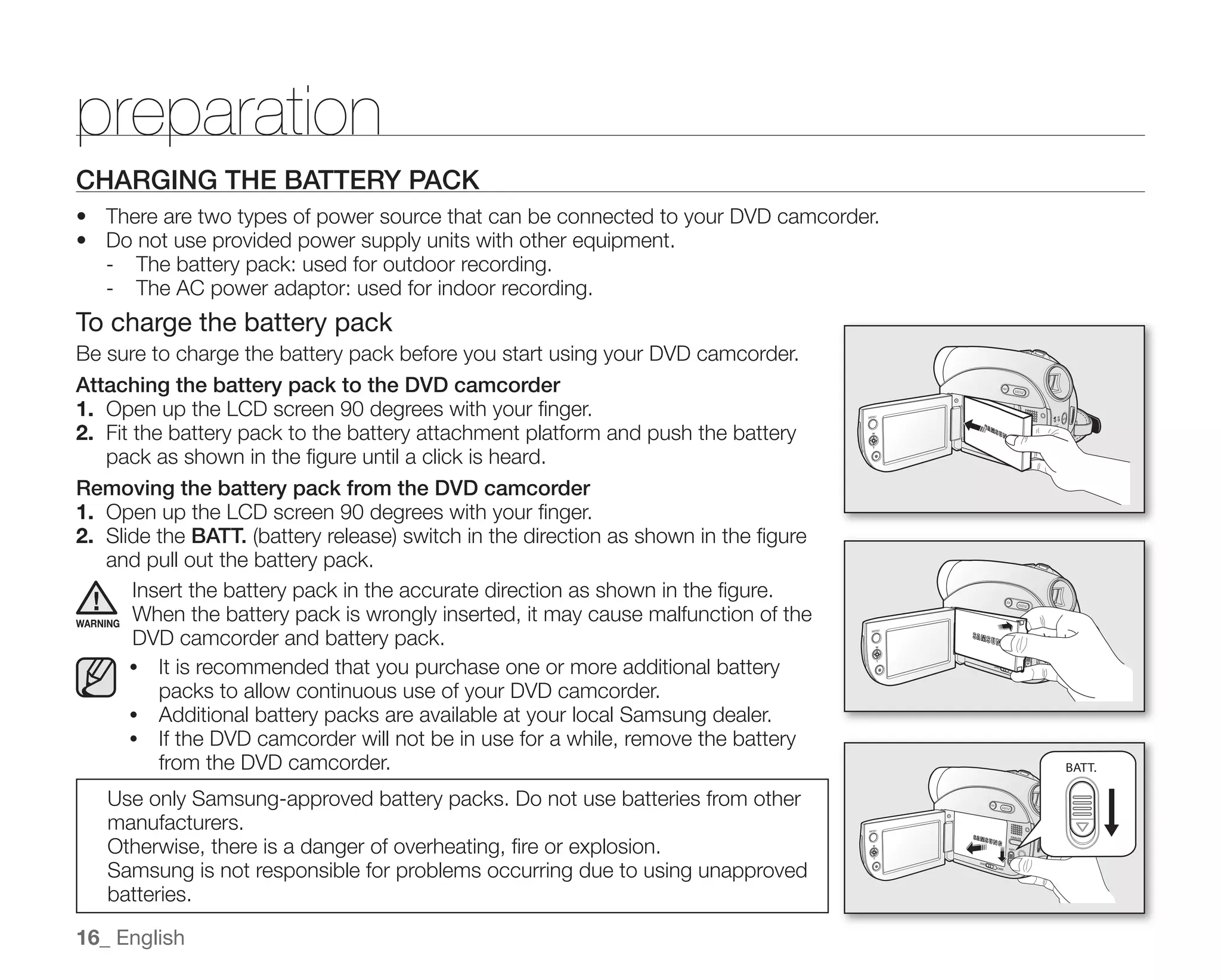 Samsung Camcorder SC-DX100 User Manual