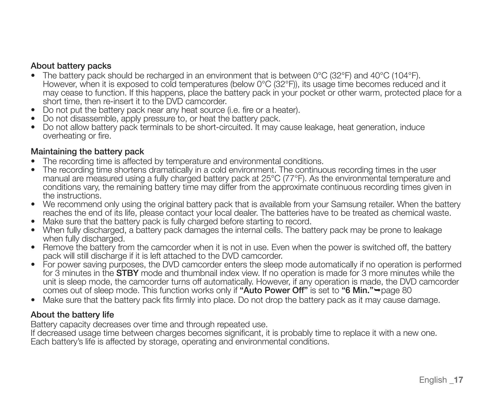 Samsung Camcorder SC-DX100 User Manual