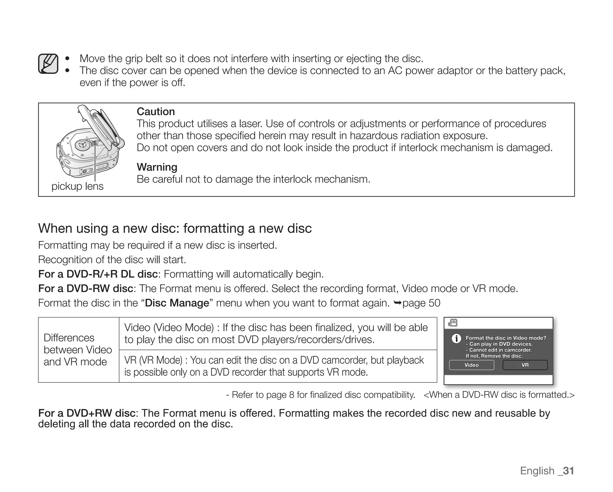 Samsung Camcorder SC-DX100 User Manual
