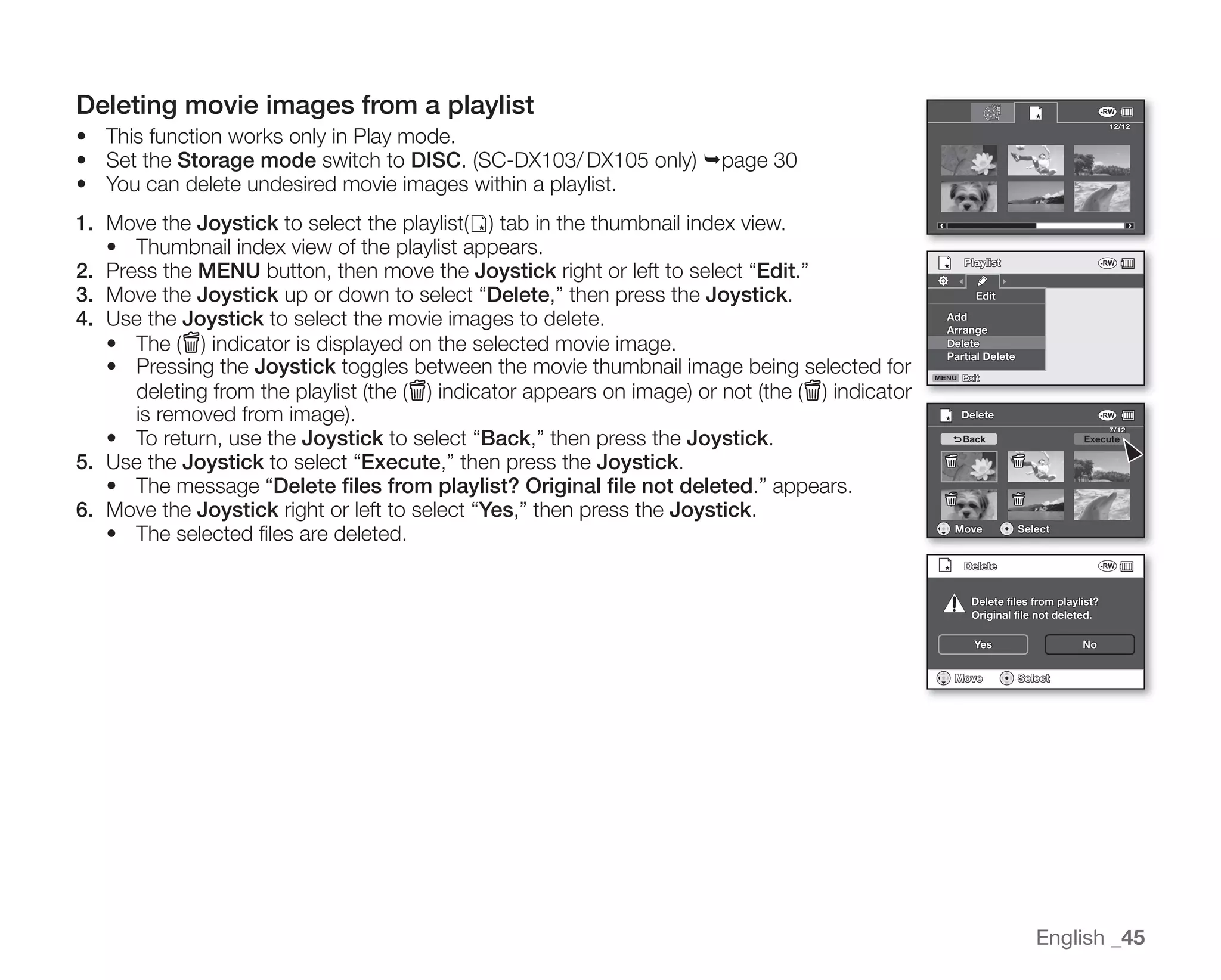 Samsung Camcorder SC-DX100 User Manual