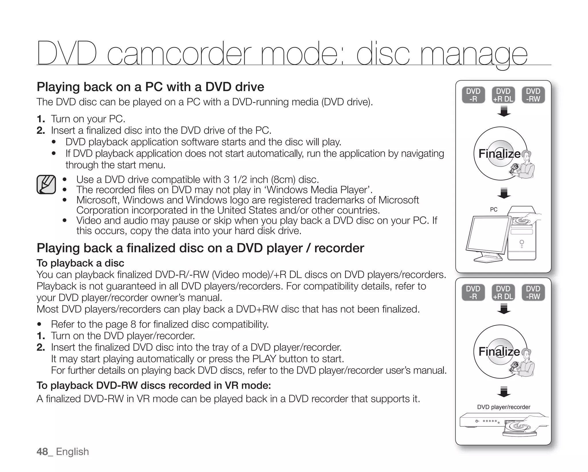 Samsung Camcorder SC-DX100 User Manual