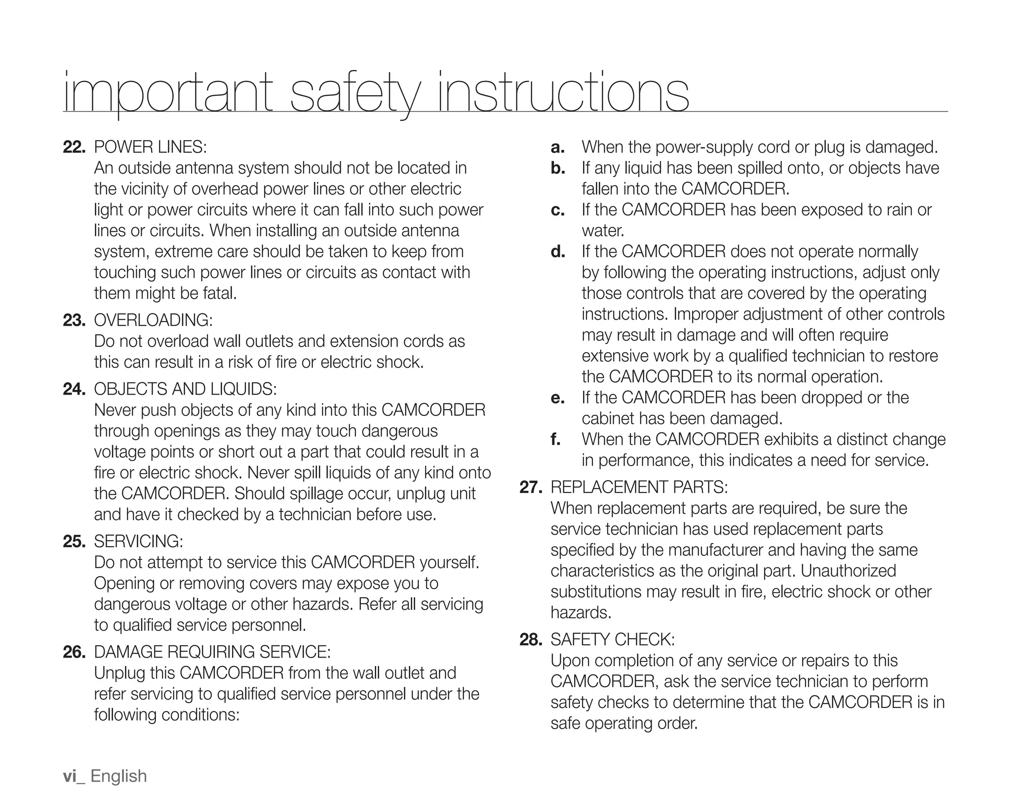 Samsung Camcorder SC-DX100 User Manual