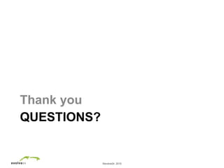 ©evolve24, 2010
QUESTIONS?
Thank you
 