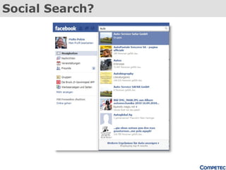 Social Search?
 