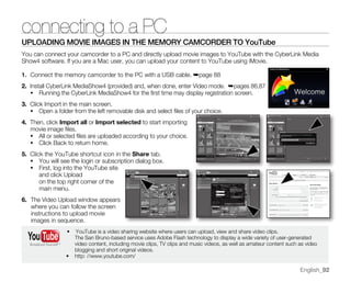 Samsung Camcorder SC-MX20 User Manual