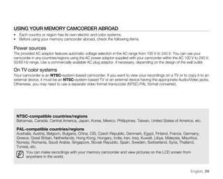 Samsung Camcorder SC-MX20 User Manual