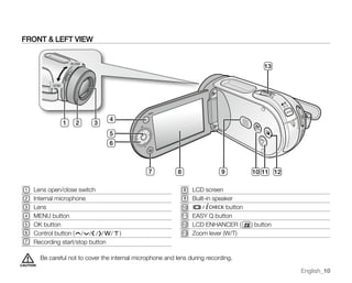 Samsung Camcorder SC-MX20 User Manual