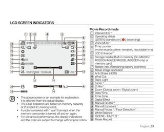 Samsung Camcorder SC-MX20 User Manual