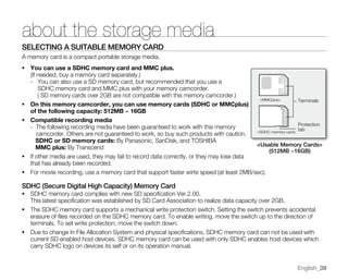 Samsung Camcorder SC-MX20 User Manual