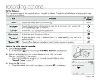 Samsung Camcorder SC-MX20 User Manual