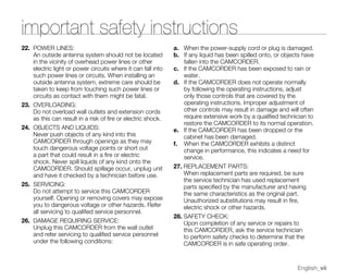 Samsung Camcorder SC-MX20 User Manual