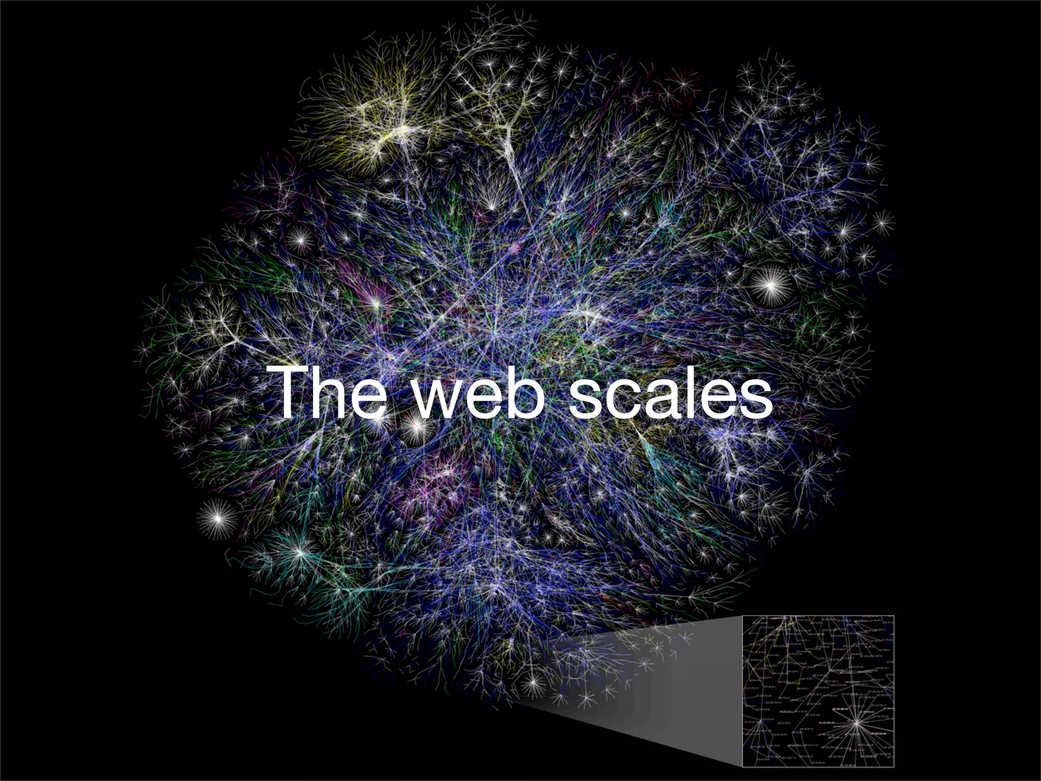The web scales
 