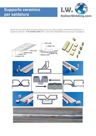 Supporto Ceramico per saldatura CB 4090 - A.Narducci Supporto Ceramico per saldatura CB 4090 - A.Narducci