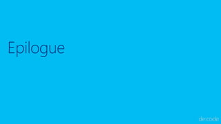 Epilogue
 