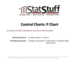 P Control Chart Example Control Charts: P Chart | PPTX