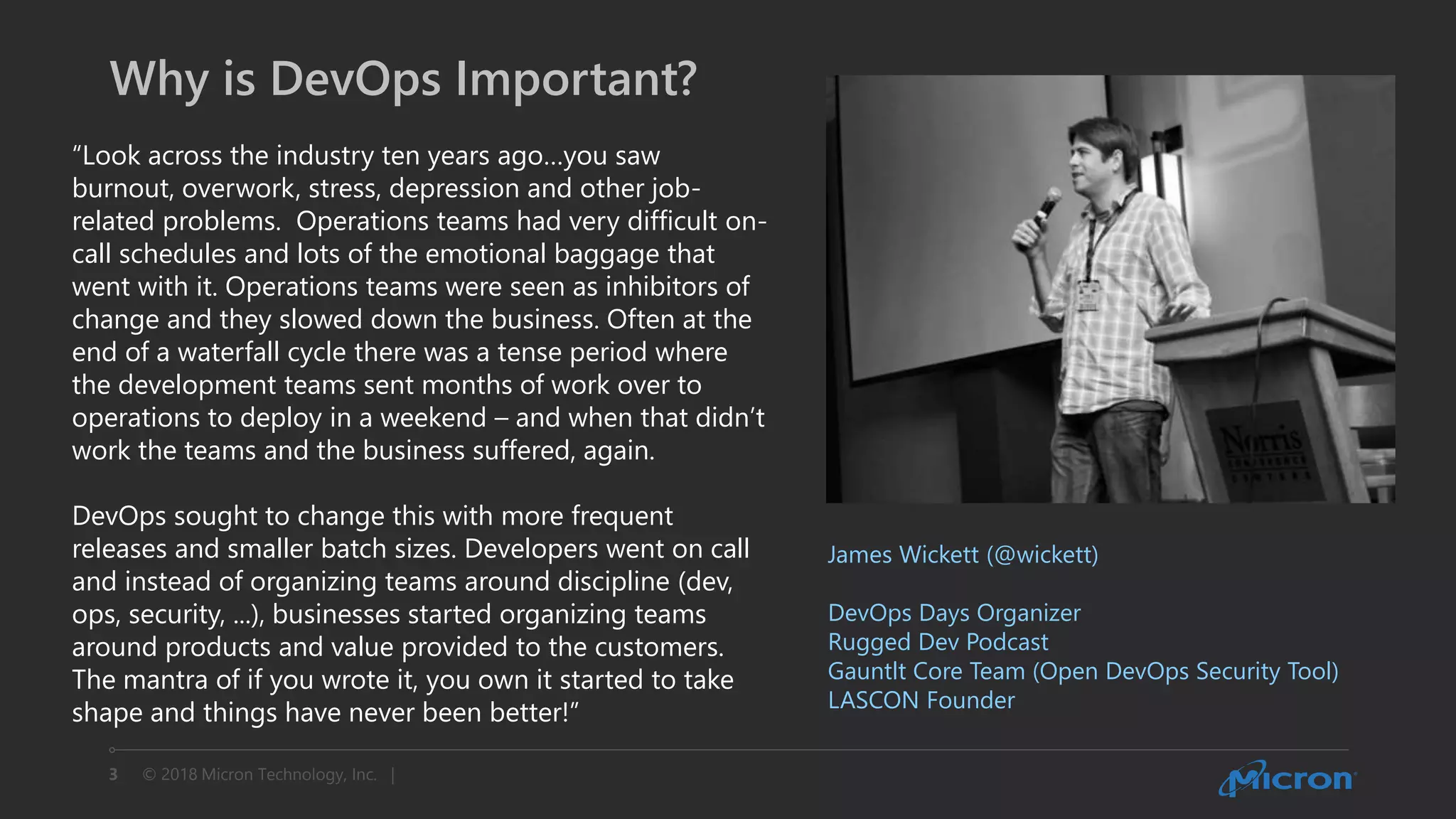 SC18 DevOps Short Introduction | PPTX