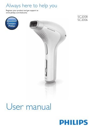 User manual
SC2008
SC2006
 