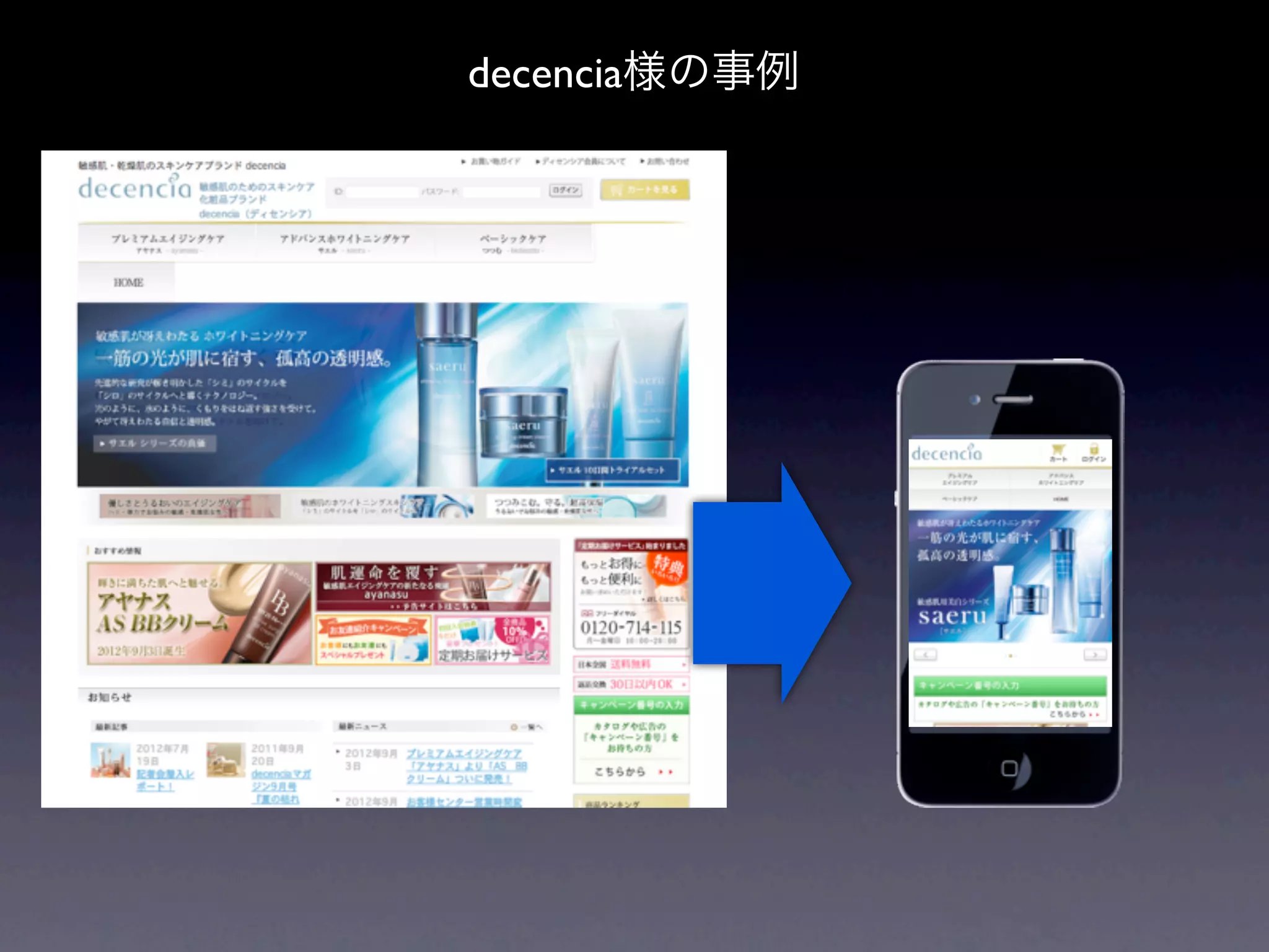 decencia様の事例
 