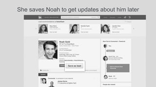 She saves Noah to get updates about him later 
 