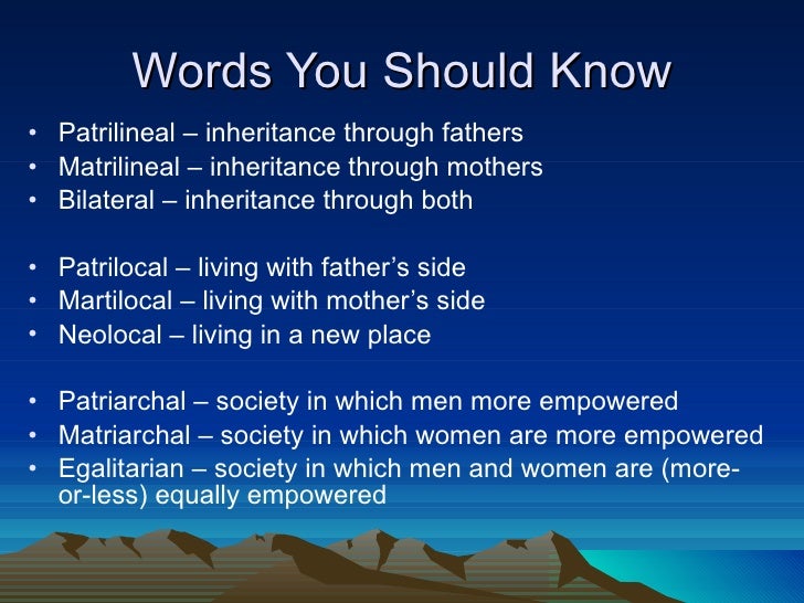 Another Word For Patriarchy Sc2218 lecture 6 (2011)